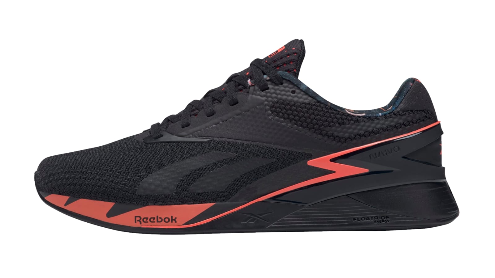 Reebok Nano X3 Core Black / Orange Flare / Pure Gray 3 Rogue Fitness Canada